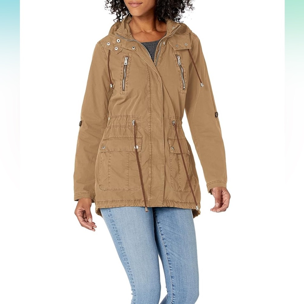 Levi's Women's Cotton Hooded Anorak Jacket - Picture 5 of 5